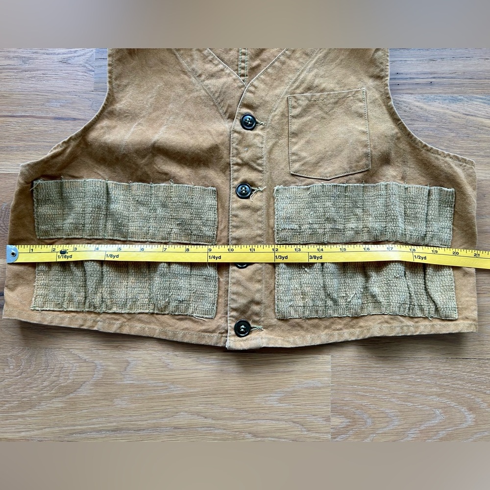 Vintage Canvas Hunting Vest - Picture 7 of 9